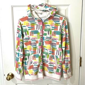 Eyelet & Ivy Kids Colorful Cotton Zip Long Sleeve Hoodie Size 14